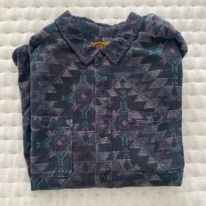 Stapleford Workwear Aztec Print Button Down